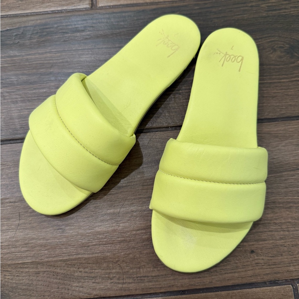 Beek Women's Sugarbird Leather Slide Sandals